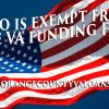 Who is Exempt from the VA Funding Fee?