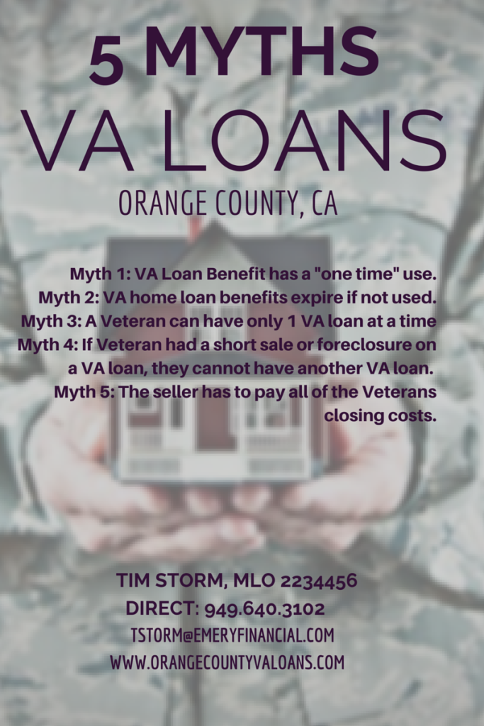 5 Myths about the VA Loan Program - Orange County, CA